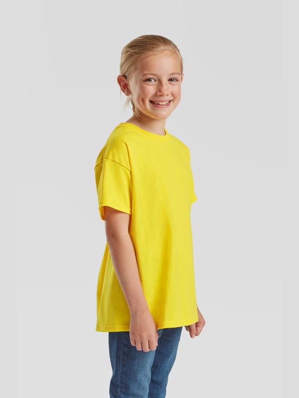 Fruit Of The Loom Valueweight Open End 165 Regular Fit Tee Kids