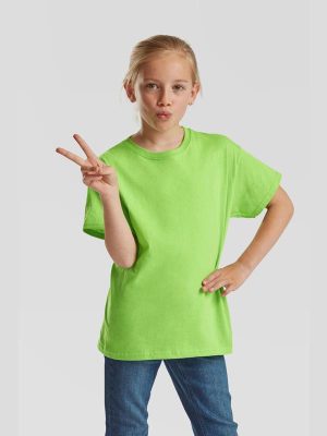 Fruit Of The Loom Valueweight Open End 165 Regular Fit Tee Kids - Image 89