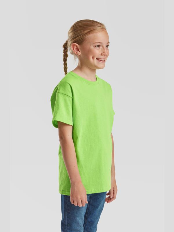 Fruit Of The Loom Valueweight Open End 165 Regular Fit Tee Kids
