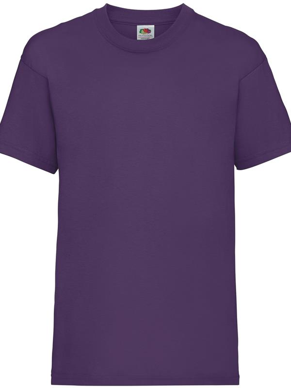 Fruit Of The Loom Valueweight Open End 165 Regular Fit Tee Kids