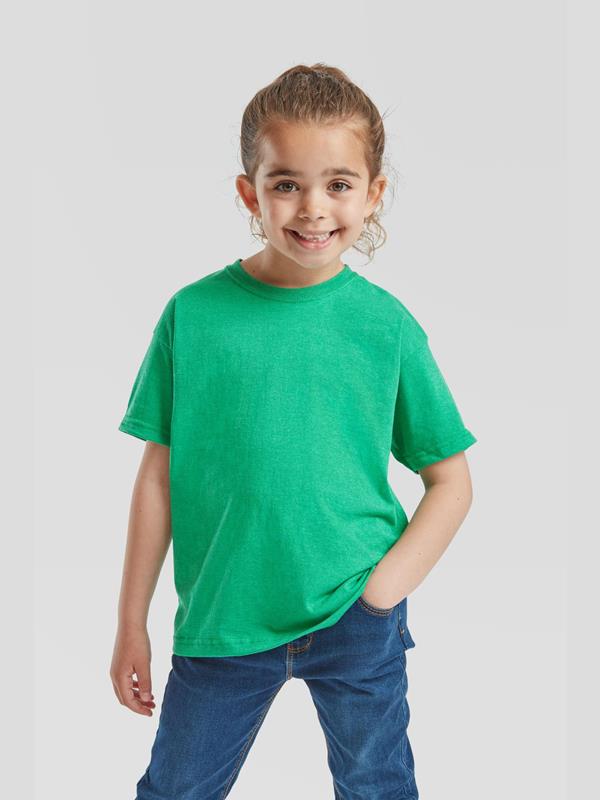 Fruit Of The Loom Valueweight Open End 165 Regular Fit Tee Kids