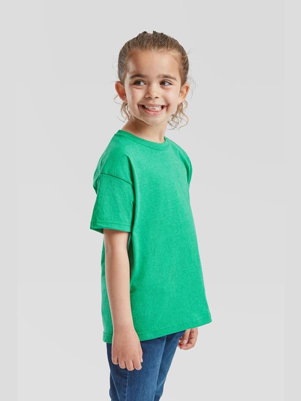 Fruit Of The Loom Valueweight Open End 165 Regular Fit Tee Kids