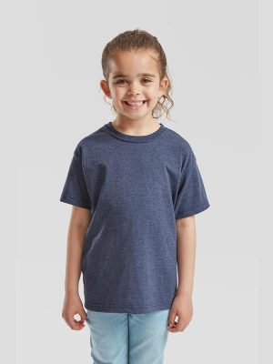 Fruit Of The Loom Valueweight Open End 165 Regular Fit Tee Kids - Image 59