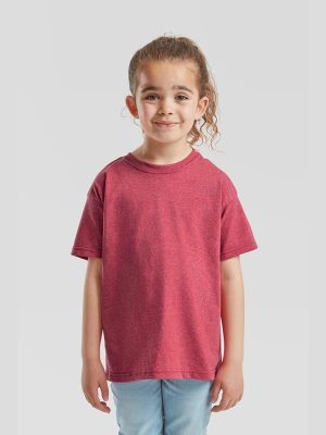 Fruit Of The Loom Valueweight Open End 165 Regular Fit Tee Kids - Image 65