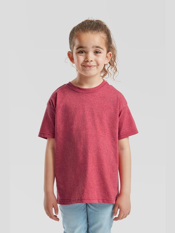 Fruit Of The Loom Valueweight Open End 165 Regular Fit Tee Kids