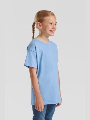 Fruit Of The Loom Valueweight Open End 165 Regular Fit Tee Kids - Image 131