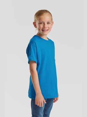 Fruit Of The Loom Valueweight Open End 165 Regular Fit Tee Kids - Image 7