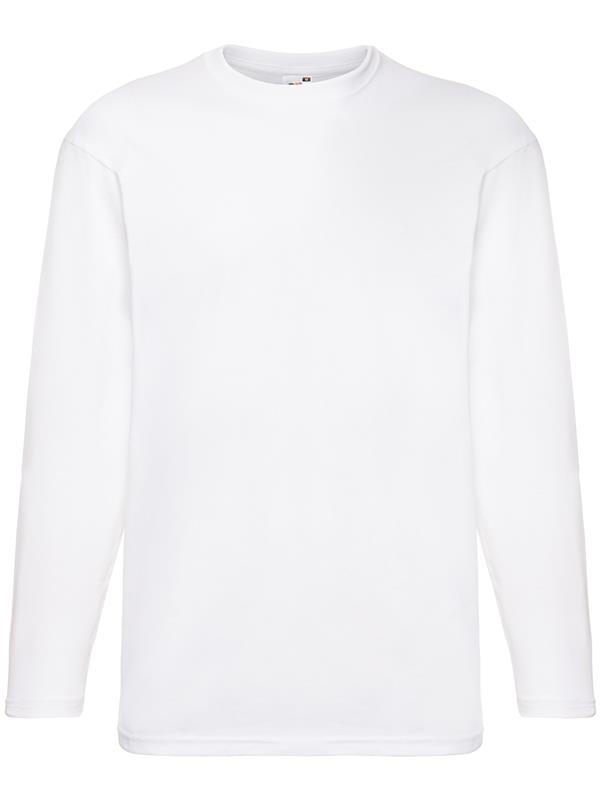Fruit Of The Loom Valueweight Open End 165 Regular Fit LS Tee Adult