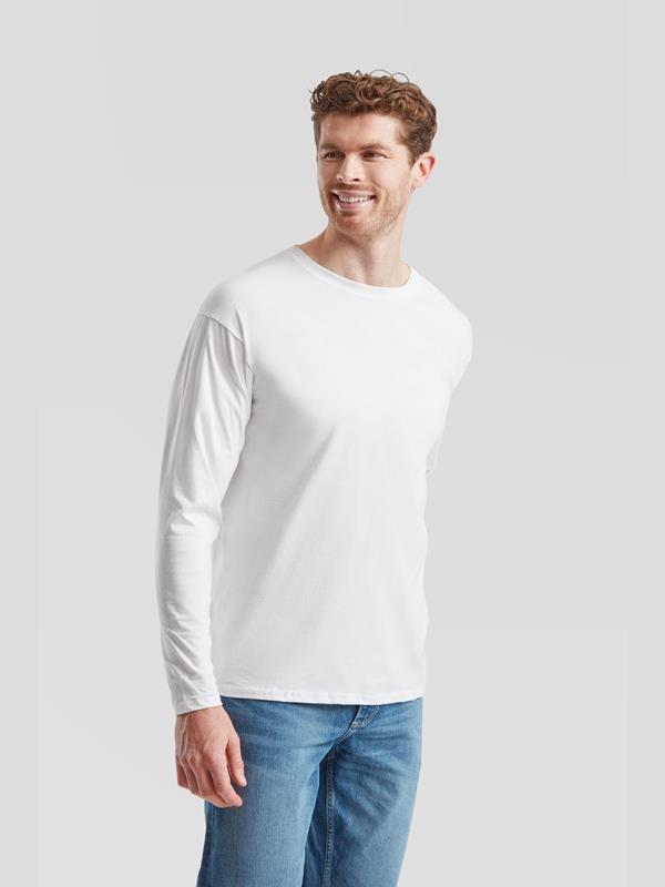 Fruit Of The Loom Valueweight Open End 165 Regular Fit LS Tee Adult