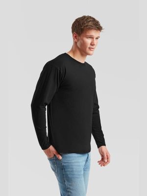 Fruit Of The Loom Valueweight Open End 165 Regular Fit LS Tee Adult - Image 7