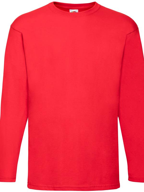 Fruit Of The Loom Valueweight Open End 165 Regular Fit LS Tee Adult
