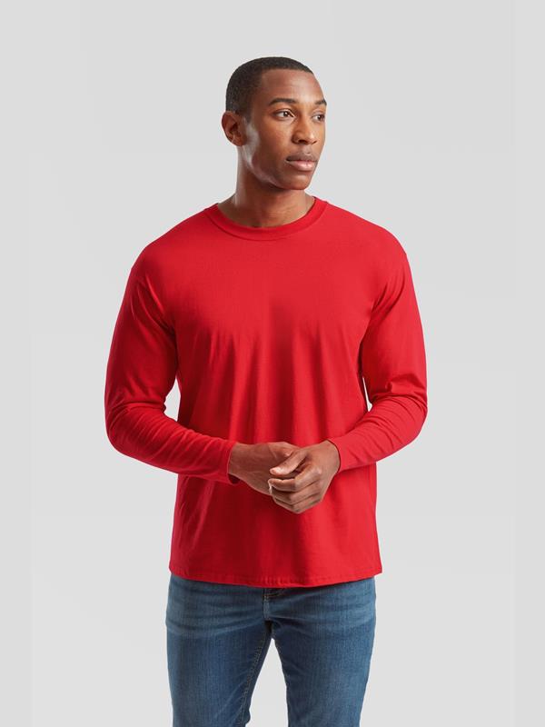 Fruit Of The Loom Valueweight Open End 165 Regular Fit LS Tee Adult
