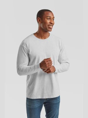 Fruit Of The Loom Valueweight Open End 165 Regular Fit LS Tee Adult - Image 23
