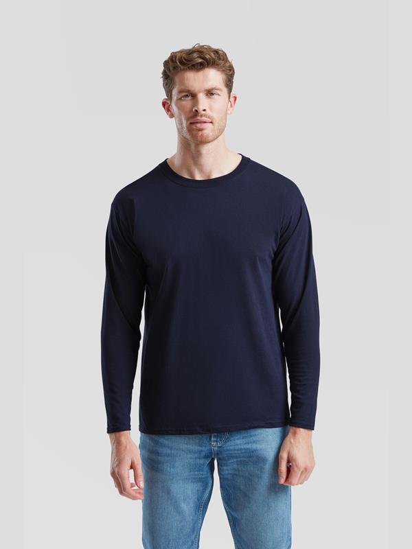 Fruit Of The Loom Valueweight Open End 165 Regular Fit LS Tee Adult