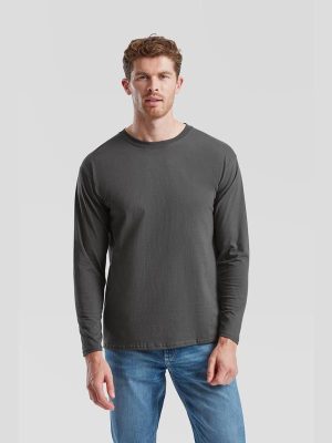 Fruit Of The Loom Valueweight Open End 165 Regular Fit LS Tee Adult - Image 29