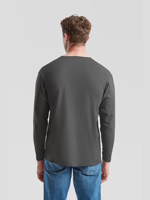 Fruit Of The Loom Valueweight Open End 165 Regular Fit LS Tee Adult