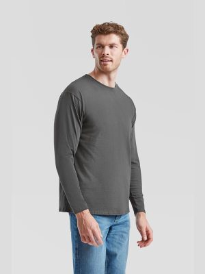 Fruit Of The Loom Valueweight Open End 165 Regular Fit LS Tee Adult - Image 31