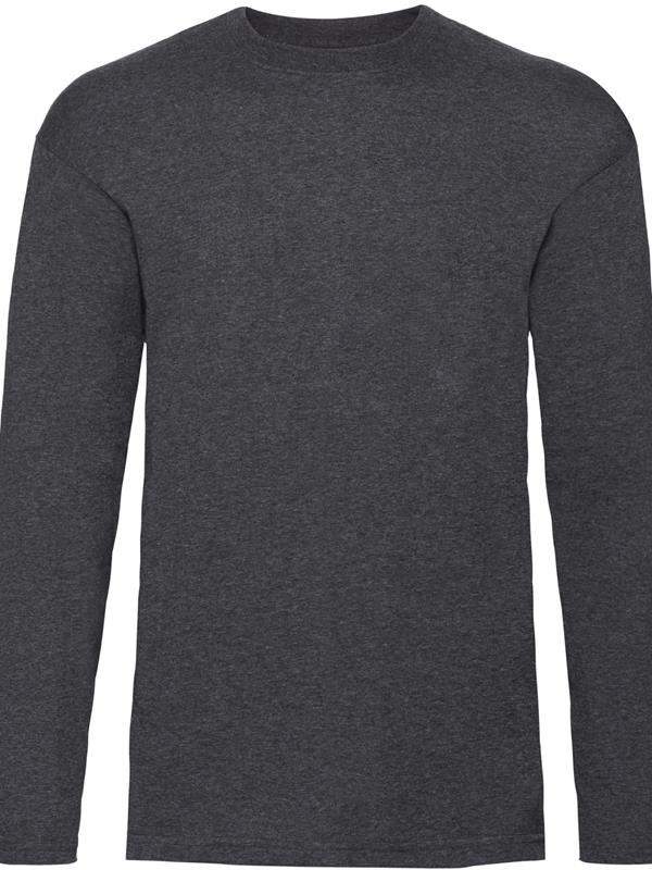 Fruit Of The Loom Valueweight Open End 165 Regular Fit LS Tee Adult