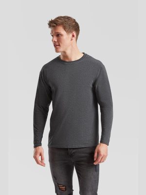 Fruit Of The Loom Valueweight Open End 165 Regular Fit LS Tee Adult - Image 17