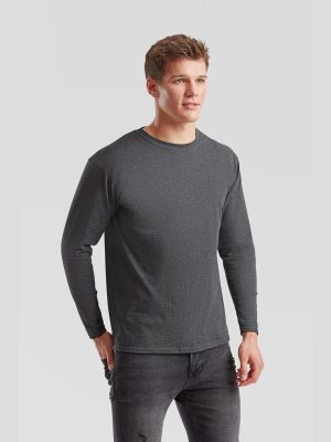 Fruit Of The Loom Valueweight Open End 165 Regular Fit LS Tee Adult - Image 19