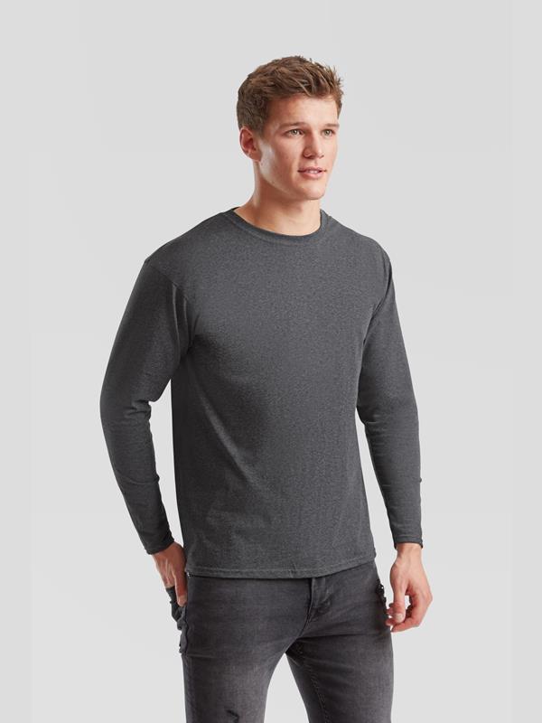 Fruit Of The Loom Valueweight Open End 165 Regular Fit LS Tee Adult