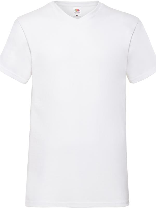 Fruit Of The Loom Valueweight Open End 165 Regular Fit V Neck Tee Adult
