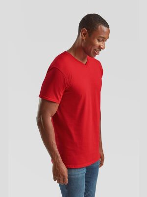 Fruit Of The Loom Valueweight Open End 165 Regular Fit V Neck Tee Adult - Image 31