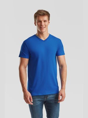 Fruit Of The Loom Valueweight Open End 165 Regular Fit V Neck Tee Adult - Image 35