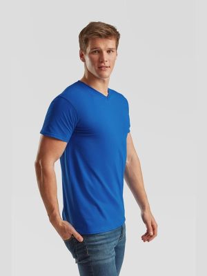Fruit Of The Loom Valueweight Open End 165 Regular Fit V Neck Tee Adult - Image 37