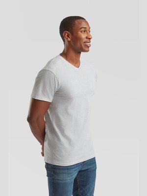 Fruit Of The Loom Valueweight Open End 165 Regular Fit V Neck Tee Adult - Image 19