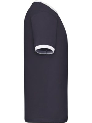 Fruit Of The Loom Valueweight Open End 165 Regular Fit Ringer Tee Adult - Image 10