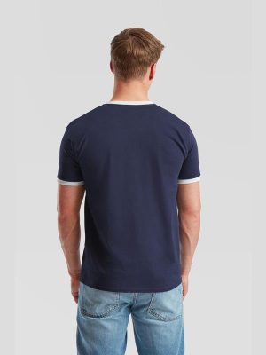 Fruit Of The Loom Valueweight Open End 165 Regular Fit Ringer Tee Adult - Image 12