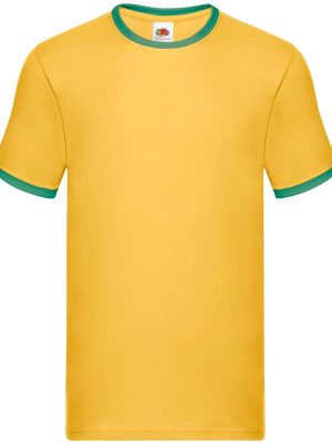 Fruit Of The Loom Valueweight Open End 165 Regular Fit Ringer Tee Adult - Image 26