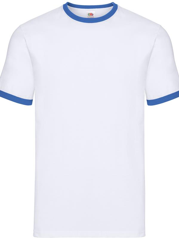 Fruit Of The Loom Valueweight Open End 165 Regular Fit Ringer Tee Adult