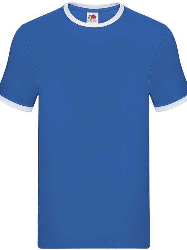 Fruit Of The Loom Valueweight Open End 165 Regular Fit Ringer Tee Adult