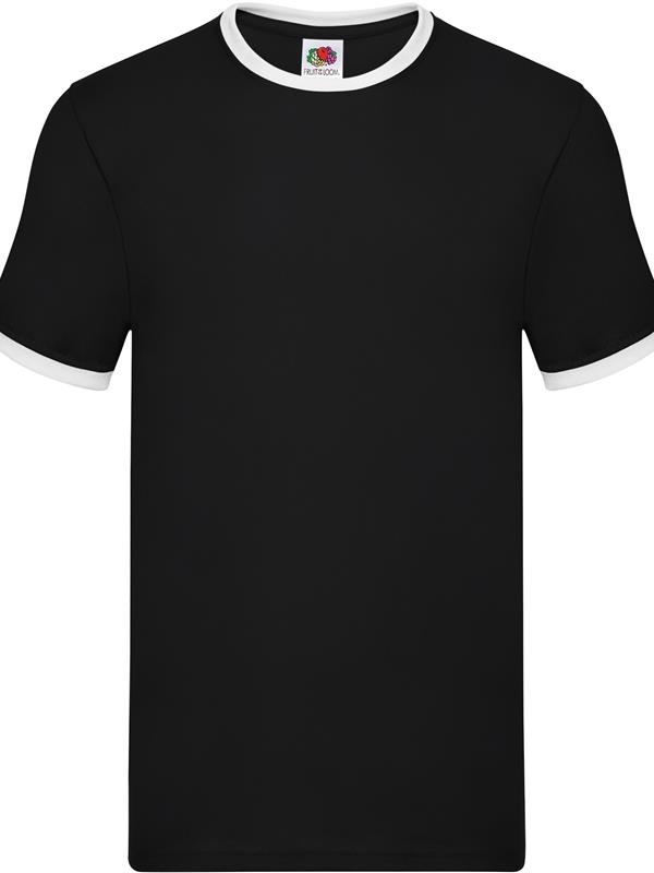 Fruit Of The Loom Valueweight Open End 165 Regular Fit Ringer Tee Adult