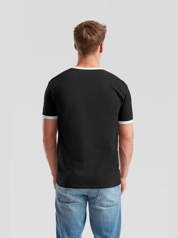 Fruit Of The Loom Valueweight Open End 165 Regular Fit Ringer Tee Adult