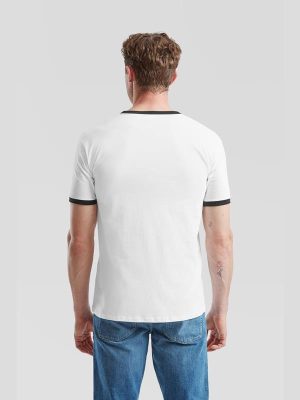 Fruit Of The Loom Valueweight Open End 165 Regular Fit Ringer Tee Adult - Image 36