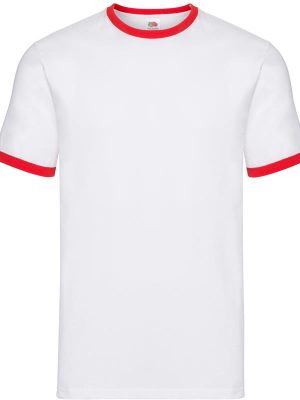 Fruit Of The Loom Valueweight Open End 165 Regular Fit Ringer Tee Adult - Image 44