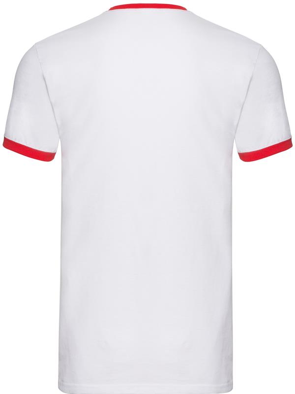 Fruit Of The Loom Valueweight Open End 165 Regular Fit Ringer Tee Adult