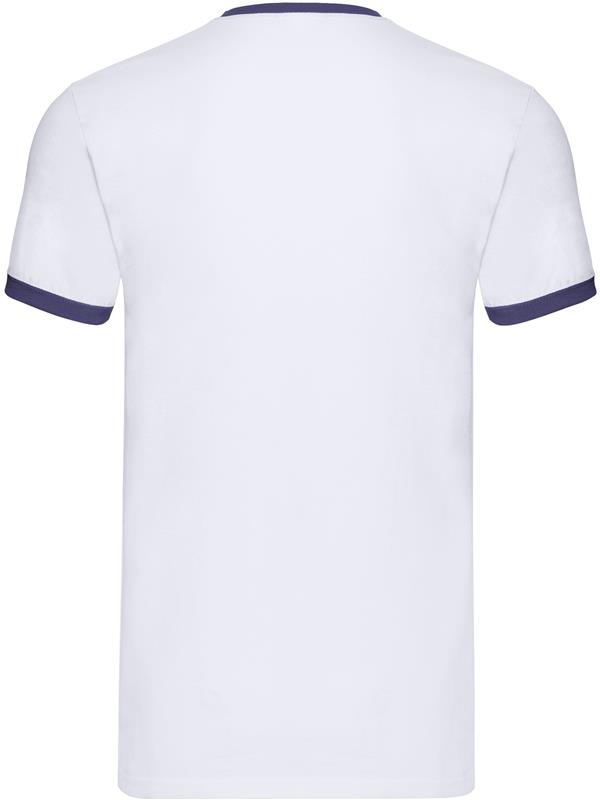 Fruit Of The Loom Valueweight Open End 165 Regular Fit Ringer Tee Adult