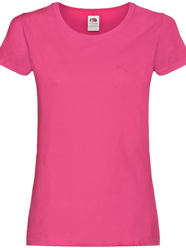 Fruit Of The Loom Original Open End 145 Regular Fit Tee Ladies