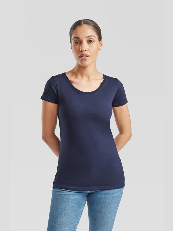 Fruit Of The Loom Iconic Premium Combed 195 Regular Fit Tee Ladies