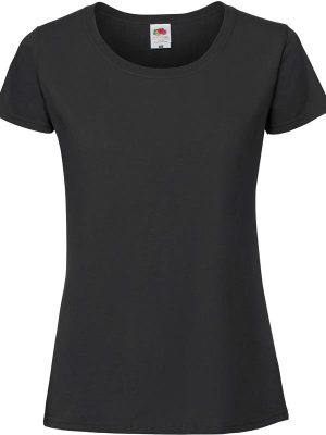 Fruit Of The Loom Iconic Premium Combed 195 Regular Fit Tee Ladies - Image 2