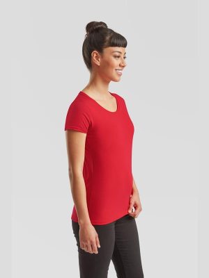 Fruit Of The Loom Iconic Premium Combed 195 Regular Fit Tee Ladies - Image 76
