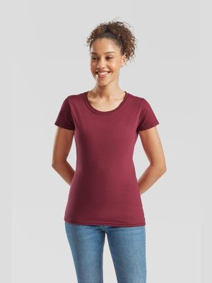 Fruit Of The Loom Iconic Premium Combed 195 Regular Fit Tee Ladies - Image 17