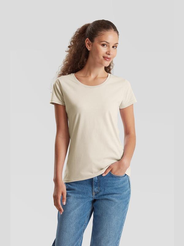 Fruit Of The Loom Iconic Premium Combed 195 Regular Fit Tee Ladies