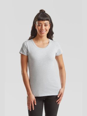 Fruit Of The Loom Iconic Premium Combed 195 Regular Fit Tee Ladies - Image 40