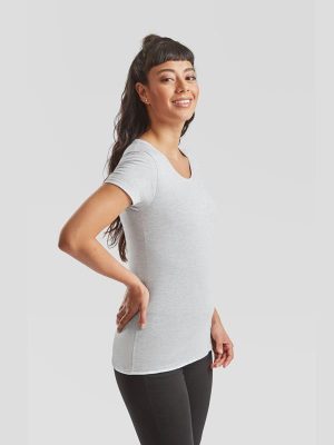 Fruit Of The Loom Iconic Premium Combed 195 Regular Fit Tee Ladies - Image 42