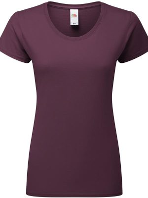 Fruit Of The Loom Iconic Premium Combed 195 Regular Fit Tee Ladies - Image 20